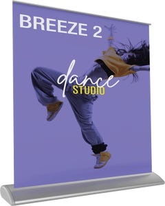 Breeze 2 Tabletop Retractable Banner Stand
