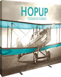 Hopup 10ft Straight Full Height Tension Fabric Display