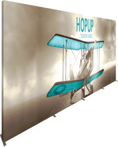 Hopup 30ft Straight Full Height Tension Fabric Display
