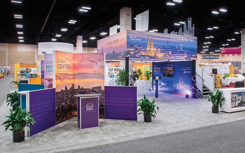 Adventist Global Mission - 40x50 Custom Modular Exhibit