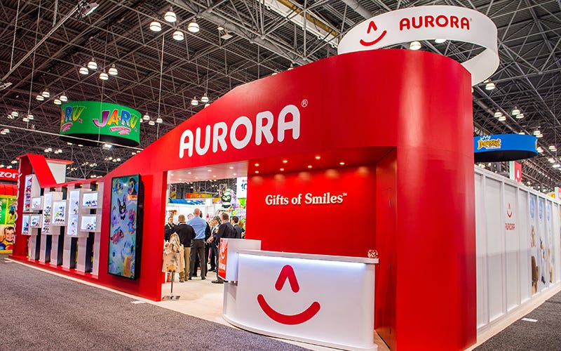 Aurora World - 50x50 Custom Exhibit