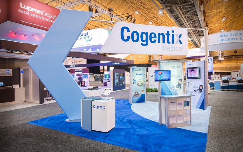 Cogentix - 20x20 custom modular exhibit