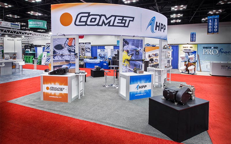 Comet USA - 20x20 Custom Modular Exhibit