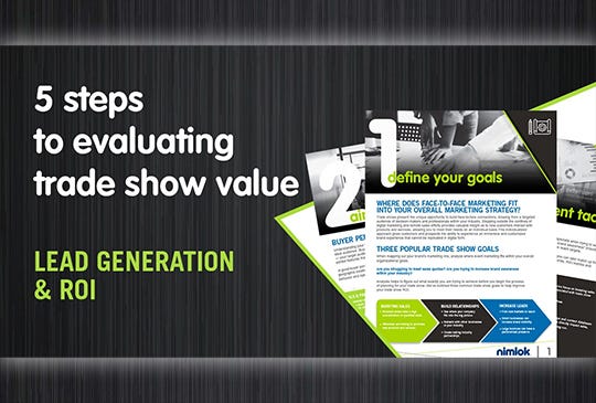 Nimlok Releases Newest Educational Ebook, Five Steps To Evaluating Trade Show Value