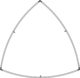 CONVEX TRIANGLE(SHIELD) Overhead