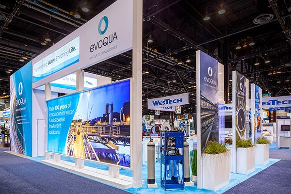 Nimlok designs an illuminated exhibit for Evoqua