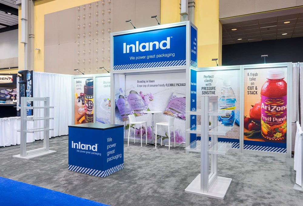 Quick and easy Modular rental trade show exhibit